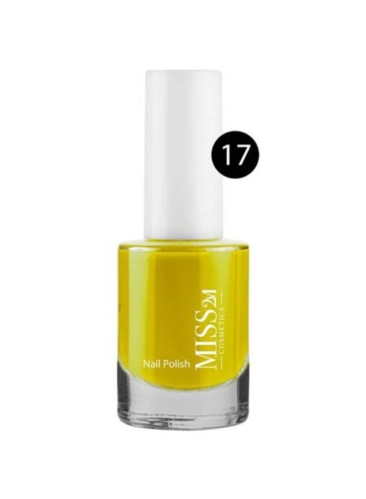 Nail Polish, Shade 17, Yellow, 12ml