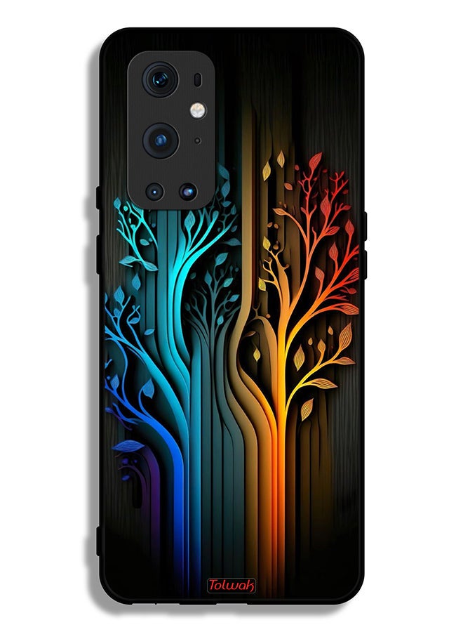 Tolwak OnePlus 9 Pro 5G Protective Case Cover Tree Leaves Art - Image 2