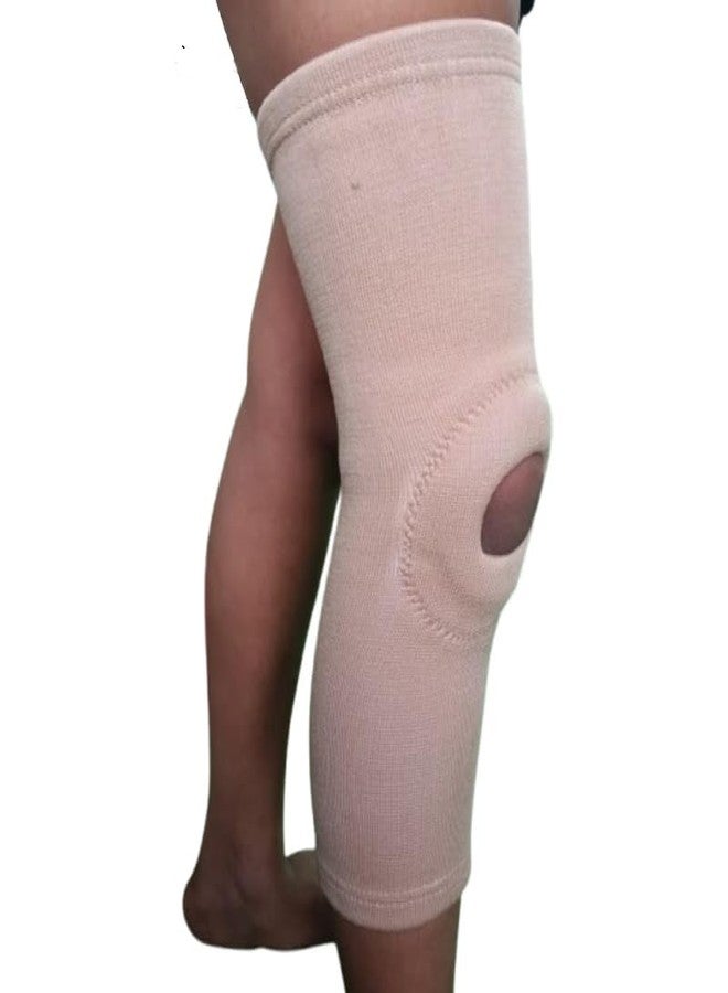 MEDTRIX Open Patella Knee Cap Knee Support Beige M - Image 2