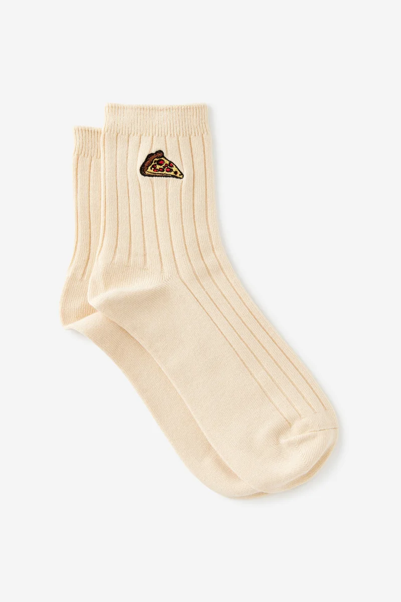 Typo Mid Crew Socks