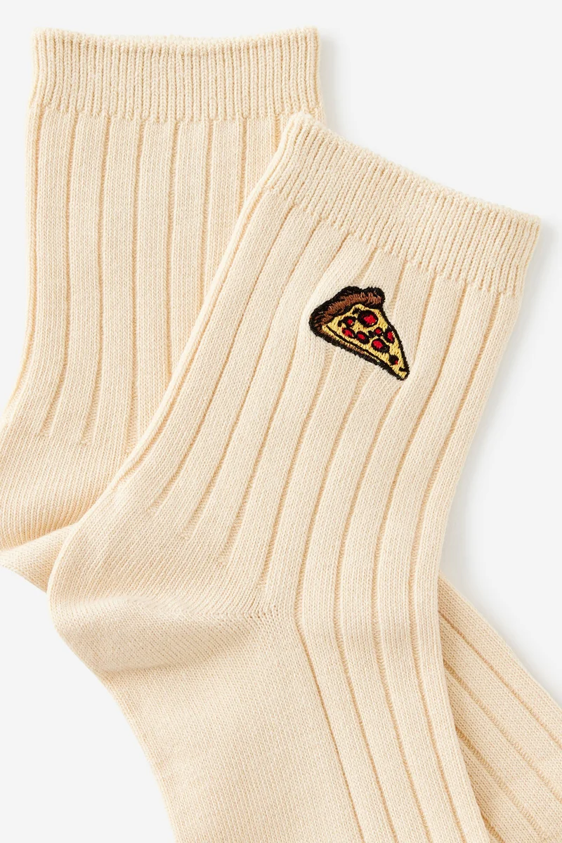 Typo Mid Crew Socks