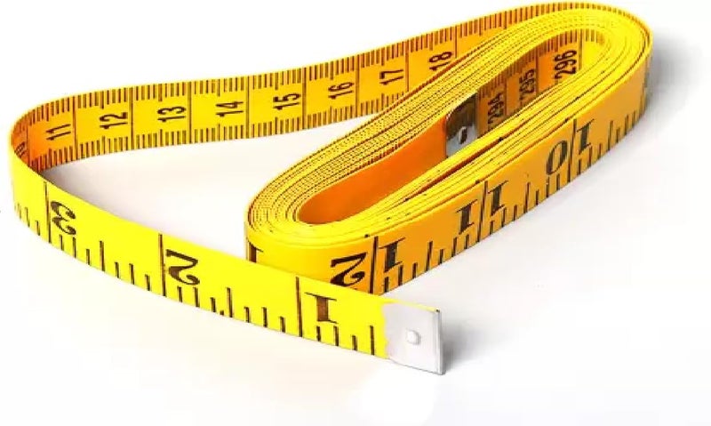 QUAKEL QUAKELc Measuring Tape Body Measurement Inch Tape 60 Inches150 CMs Double Side Rulers Fiberglass Flexible PortableSewing Dress Making Tailors Tape Pack of 1 