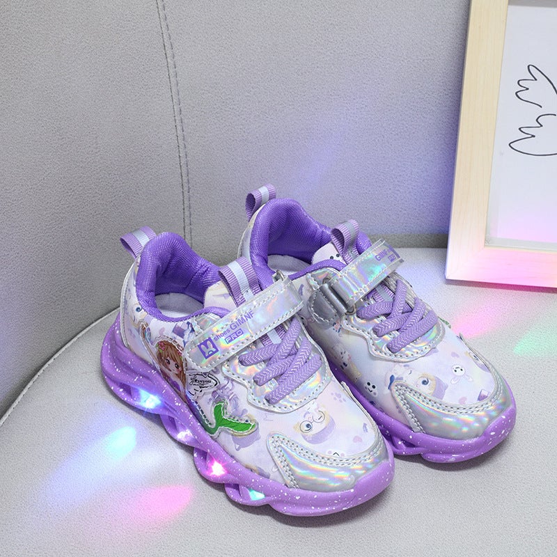 Mesh Sneakers Lightweight Flexible Sole Walking Shoes For Kids Indoor And Outdoor Activities - Image 1