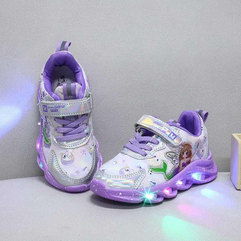 Mesh Sneakers Lightweight Flexible Sole Walking Shoes For Kids Indoor And Outdoor Activities - Image 4