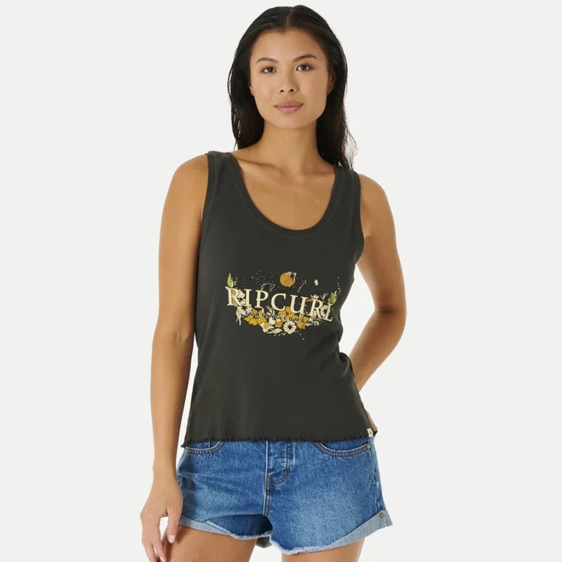 RIP CURL Oceans Together Ribbed Tank - Women