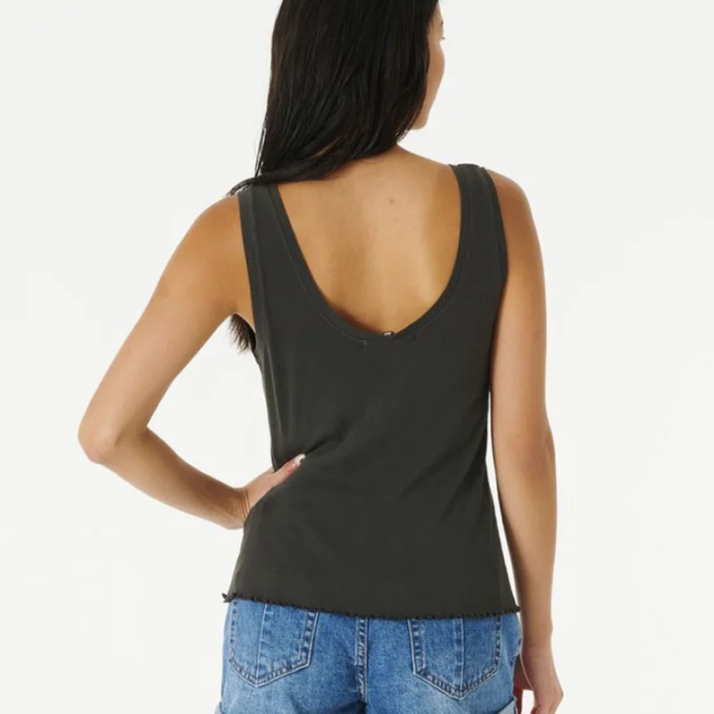 RIP CURL Oceans Together Ribbed Tank - Women