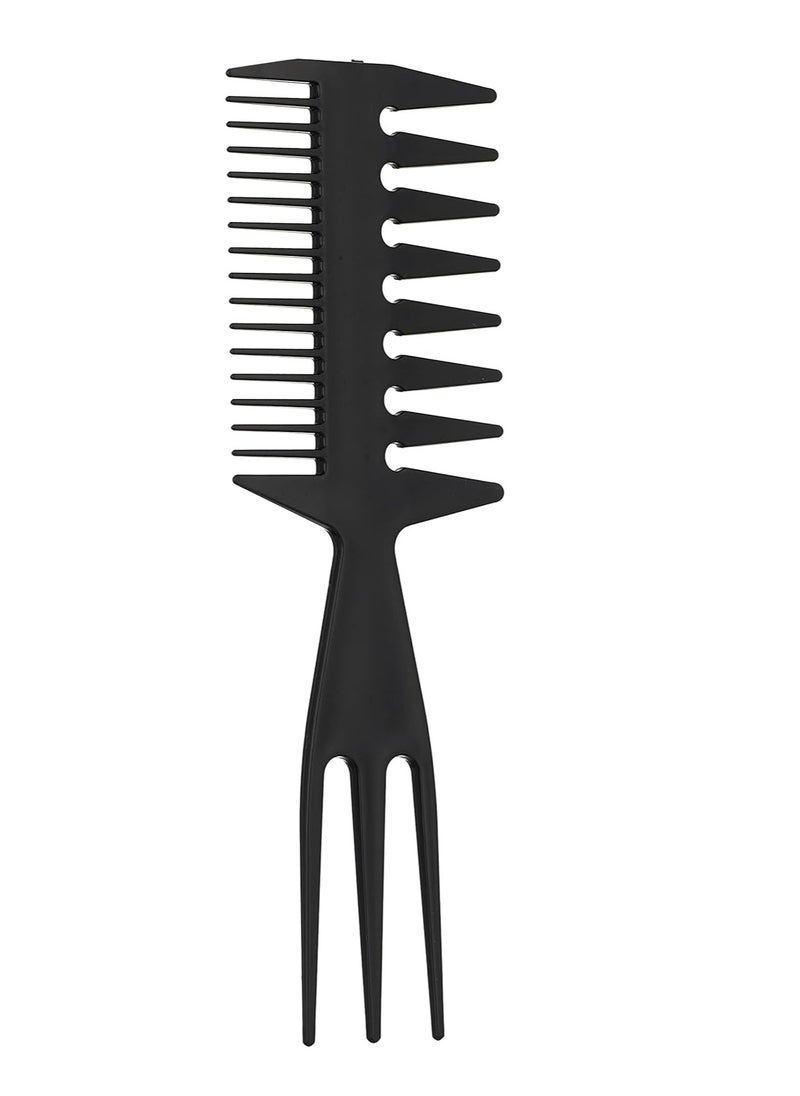 Generic Comb hair styling Double Sided Wide Range black  - Image 2