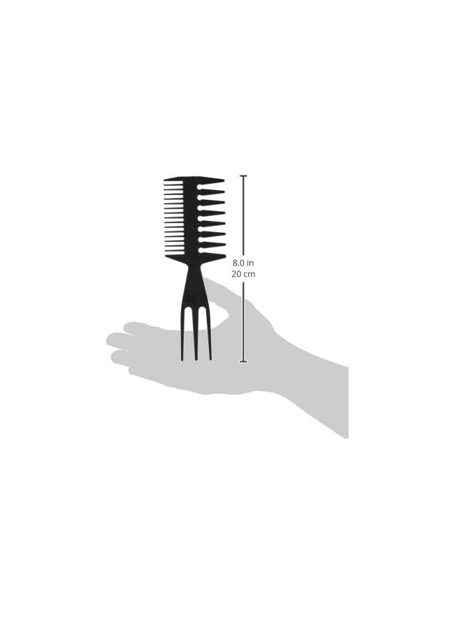 Generic Comb hair styling Double Sided Wide Range black  - Image 3