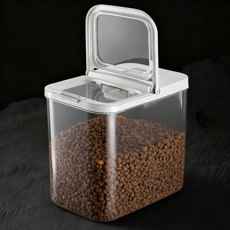 LivLab Mker Pet Food Storage Containers With Lids & Scooper - Dog Food Storage Container,12L/12KG/10-15LBS,BPA Free Airtight Storage Containers Store Dry Food For Kitchen Pantry - Image 1