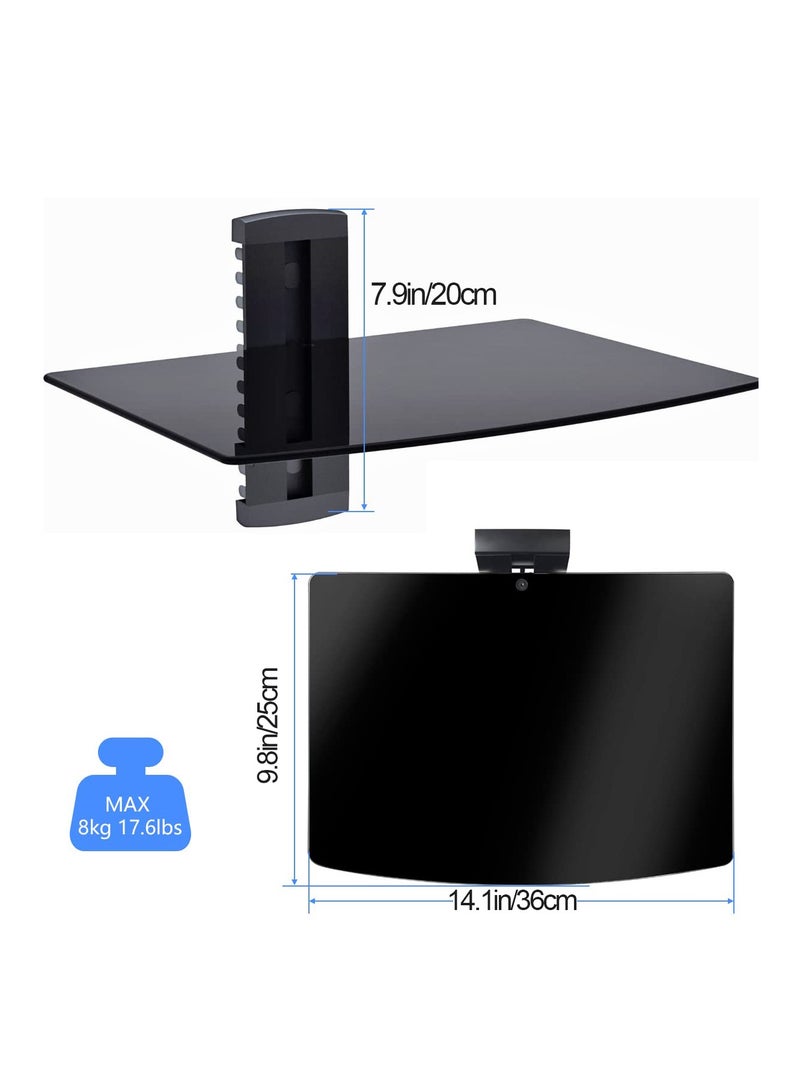 general CENYEDA Single Glass DVD Console Stand - Image 3