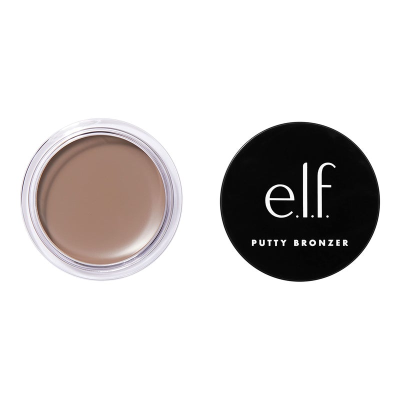 elf Putty Bronzer Creamy  Highly Pigmented Formula Creates a LongLasting Bronzed Glow Infused with Argan Oil  Vitamin E Feelin Shady 035 Oz 10g