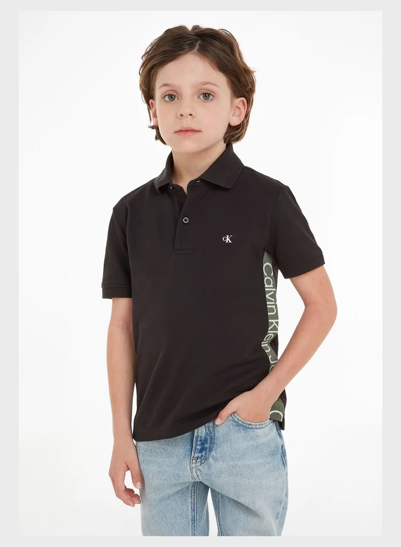 Calvin Klein Jeans Kids Logo Polo T-Shirt
