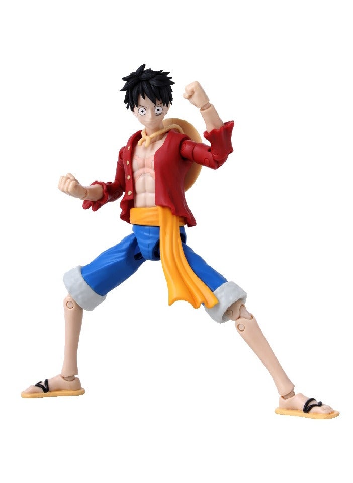 Bandai Anime Heroes One Piece Monkey D. Luffy Renewal Version 6.5-Inches  | Collectible Action Figure | Switchable Hands | Perfect Gift for Collectors, Manga & Anime Lovers! - Image 3