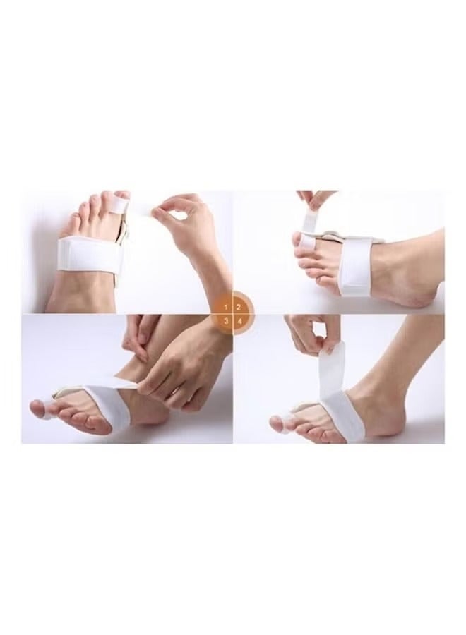 مجموعة فواصل لأصابع القدم من جل السيليكون مكونة من قطعتين - Image 2