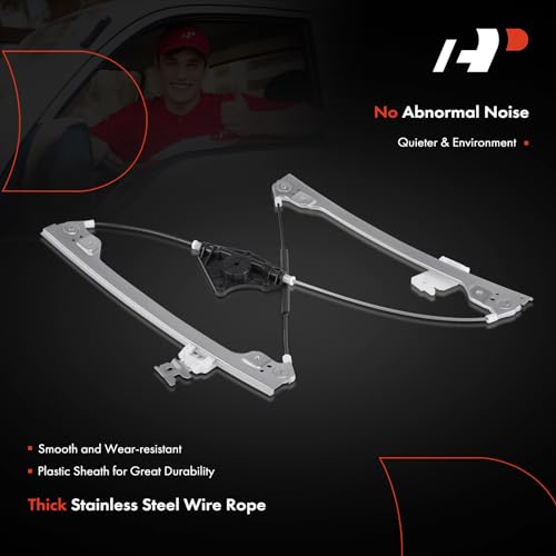 A-Premium Electric Power Window Regulator Without Motor Compatible with Nissan Maxima 2009-2014 Sedan, Front Left Driver Side - Image 4