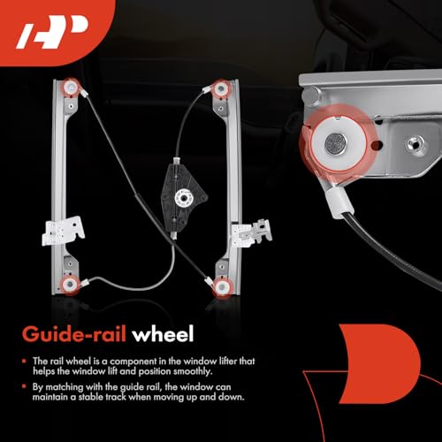 A-Premium Electric Power Window Regulator Without Motor Compatible with Nissan Maxima 2009-2014 Sedan, Front Left Driver Side - Image 5