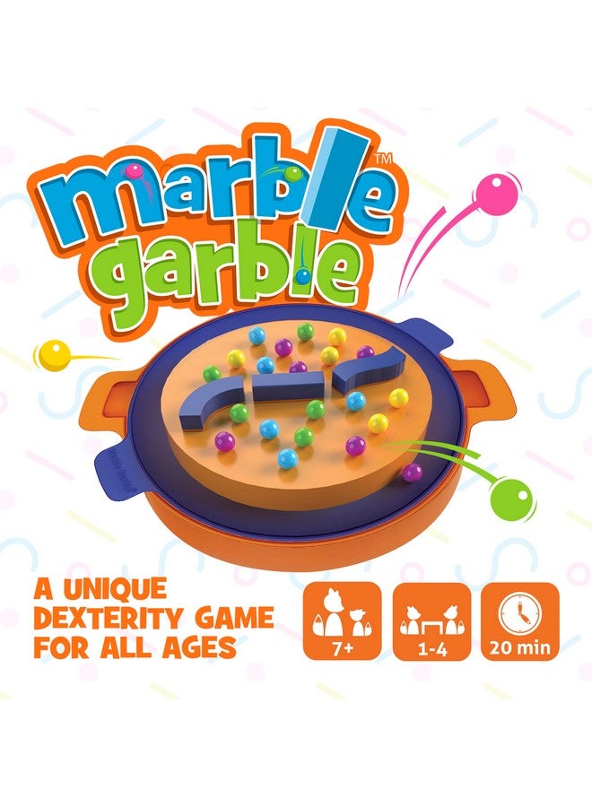 Foxmind Marble Garble Quick Kids Card Game, 4 Difficulty Levels, 20 Minute Family Dexterity Games, Solo and Multiplayer Math Card Games, Logical Family Board Game for Game Night - Image 2