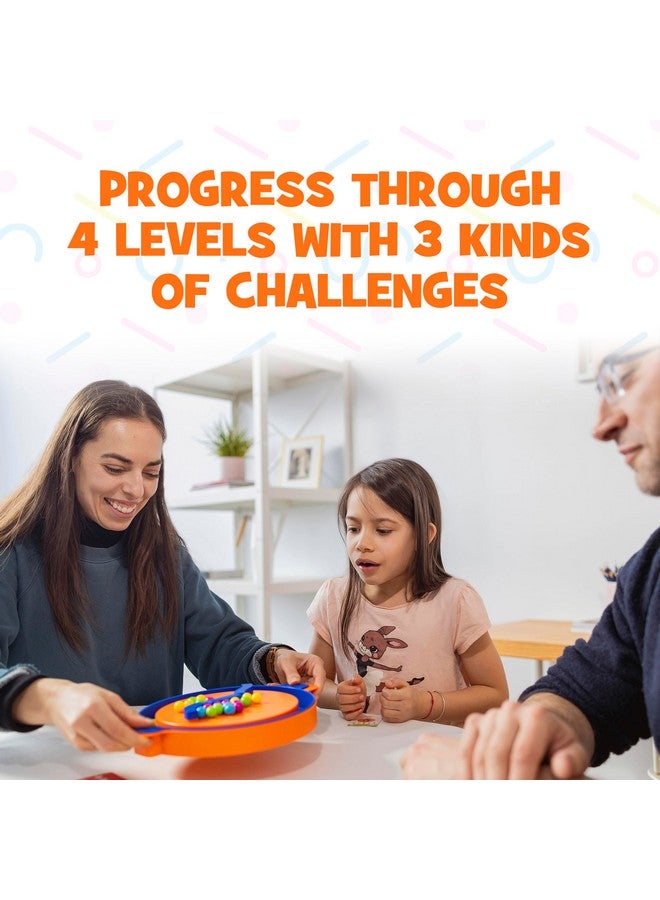Foxmind Marble Garble Quick Kids Card Game, 4 Difficulty Levels, 20 Minute Family Dexterity Games, Solo and Multiplayer Math Card Games, Logical Family Board Game for Game Night - Image 5