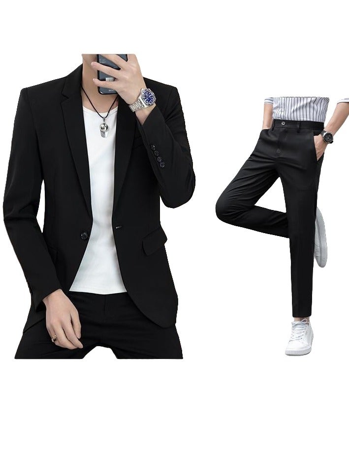Shougu New Business Casual Slim-fit Suit Set  - Image 1
