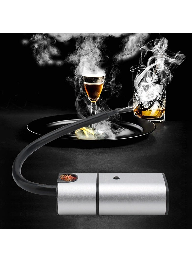 BORUIT Portable Smoke Cooking Tool For Kitchen Silver/Black 12.5x6.5x3.5cm - Image 5