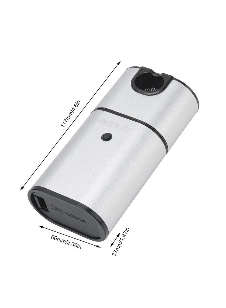 BORUIT Portable Smoke Cooking Tool For Kitchen Silver/Black 12.5x6.5x3.5cm - Image 2