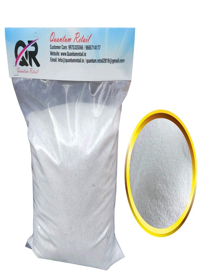 Quantum Retail-(3 kg) White Sugar Sand Gravel for Aquarium/Home & Garden/Lawn Decoration/Aquarium Substrate/Terrarium/Quartz Sand/Aquarium Sand for Fish Tank - Image 1