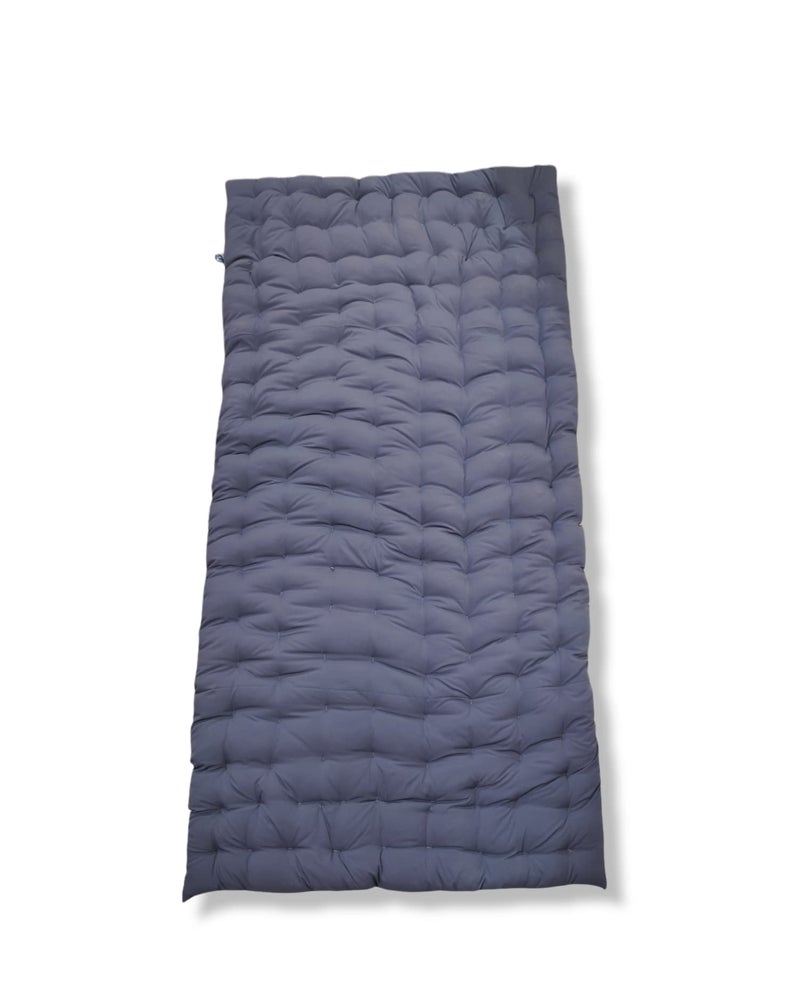 ATOOTFUSION Soft Cotton Grey Color Quilt | Mattress` Foldable Light Weight Filled Single Firm Cotton Quilt Mattress| Gadda (Solid Coloured, 1 Sleeping Capacity, 3 x 6 ft or 72 x 36 Inches) (Grey) - Image 5
