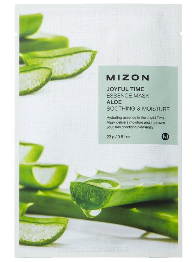 ميزون قناع Mizon Joyful Time Essence Mask المهدئ والمرطب بخلاصة الصبار، وحدة واحدة - Image 1