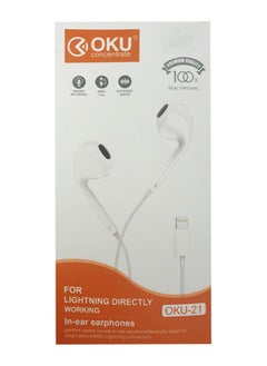 Wired Mono Headset With Lightning Connector