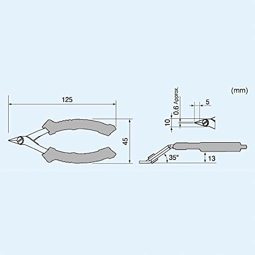 ENGINEER NZ-13G Reversed Blade ESD-Safe Micro Cutters, Full flush & Super-Fine Cutting Blades - Image 5