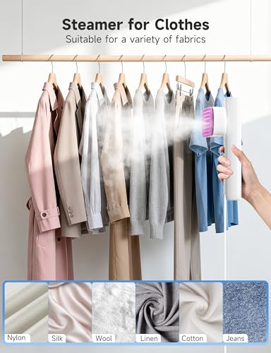 Sundu Steamer for Clothes,1200W Powerful Portable Steamer Iron,15s Fast Heat-up,100ml Tank,20 Min Continuous Steam, Wrinkle Remover for Travel, Home, Office (Snow White) - Image 4