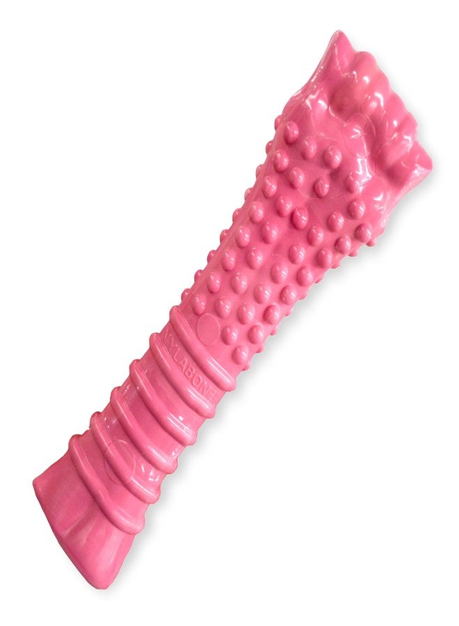 Nylabone Power Chew Breast Cancer Awareness Femur Bone Chew Toy for Dogs, Indestructible Dog Toys for Aggressive Chewers, Chicken Flavor, X-Large/Souper (1 Count) - Image 1