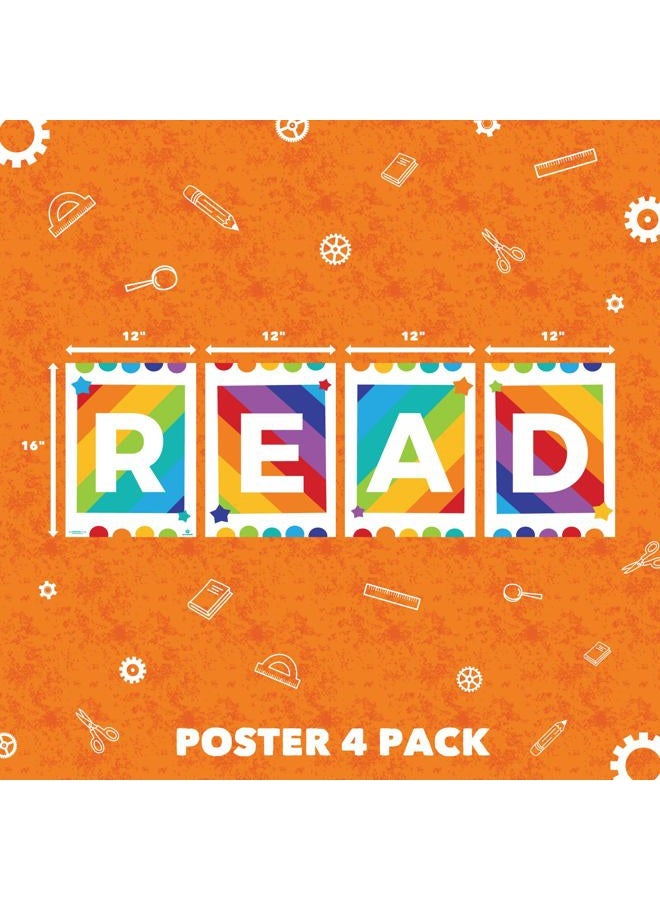 Sproutbrite Classroom Decorations - Reading Poster for Teachers - Bulletin Board and Wall Decor for Pre School, Elementary and Middle School - Image 2