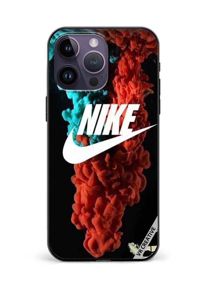 VR CREATIVE غطاء حماية لجهاز آبل آيفون 15 برو ماكس بتصميم نايك متعدد الألوان - Image 1