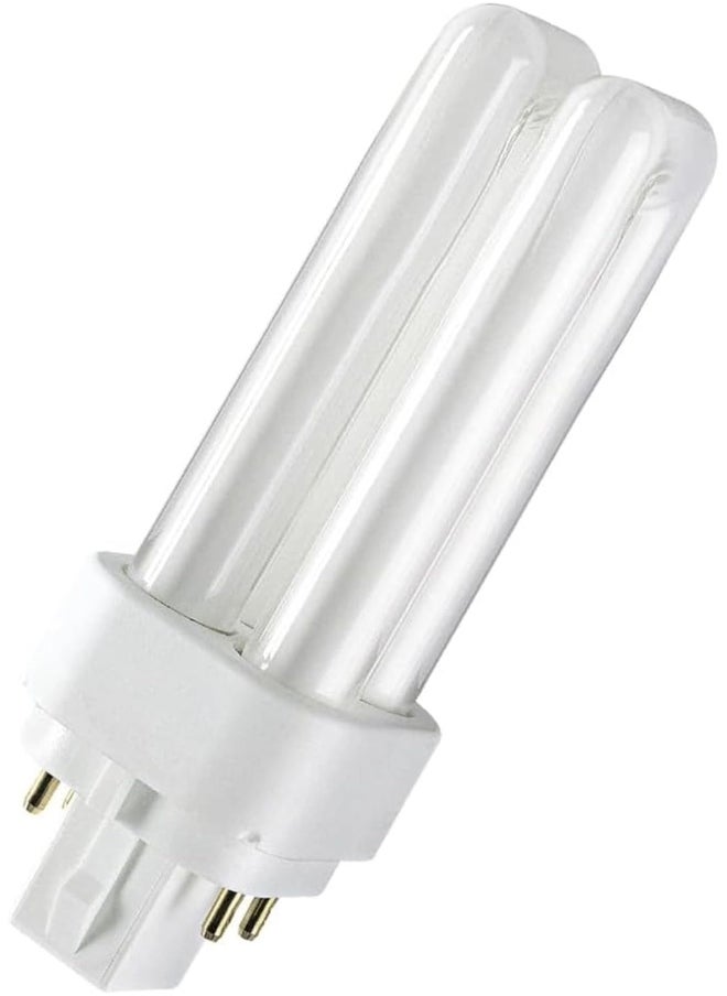 Osram Duluxd/E Energy Saver [Quicktronic Ecg] Cflni 2 Tubes 18W 4 Pin Plug In Base G24Q-2 1200 Lm Lumilux -Cool White/Energy Class A  - Image 1