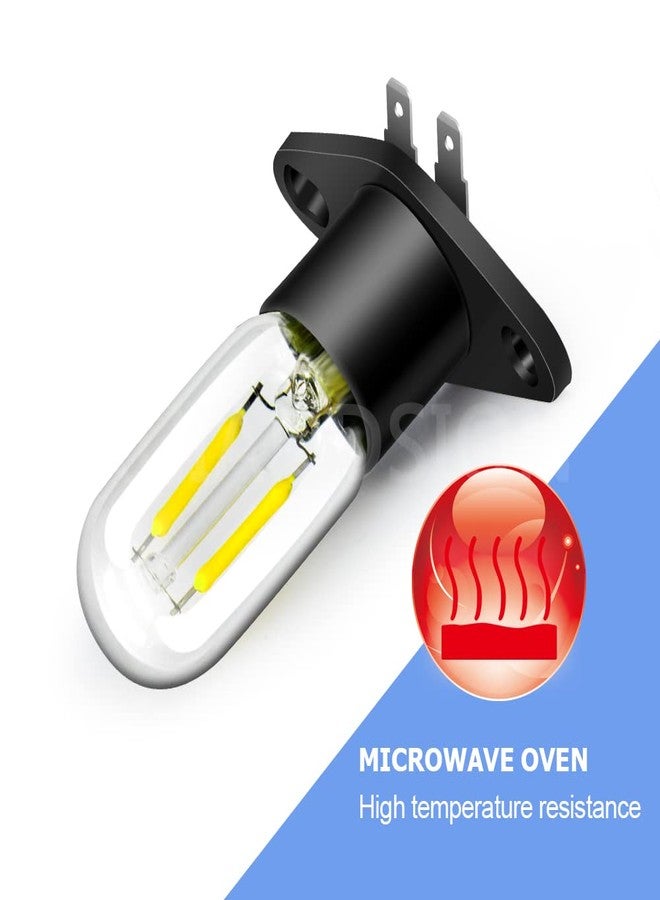 مصباح ميكروويف LED بقاعدة Ruiandsion Z187، 125 فولت/110-130 فولت، مناسب لأفران Pear العالمية، أبيض - Image 2