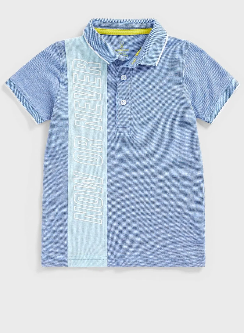 mothercare Youth Slogan Polo