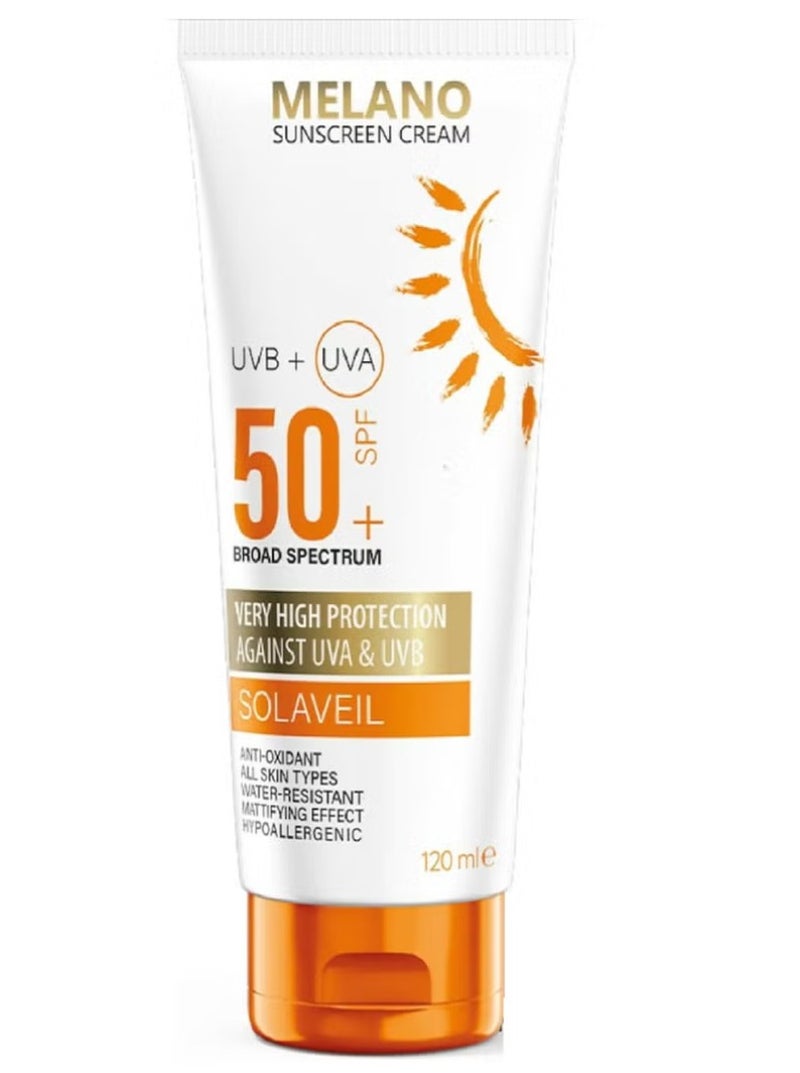 MELANO SunScreen Very High Protection Against UVA And UVB 120 ML - Image 1