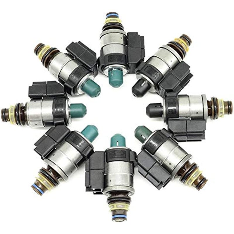 7229 8pcs Automatic Transmission Solenoids Kit Compatible with Mercedes Benz 7 Speed W221 S300 S350 S500 S550 S600