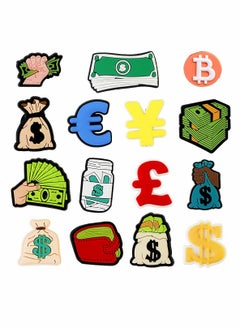Excefore Shoe Decoration Charms Croc, 15 Pcs Cartoon Croc Accessories for Shoes ​PVC Charms Bracelet Wristband for Men Women Kids Girl Nurse Adult Buckle Party Favors Gifts  - Image 1