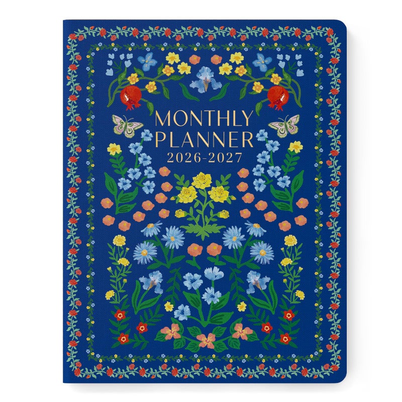 Jotsome Monthly Planner 2026-2027, Jotsome 16 Months Calendar Planner from March 2026 to June 2027, 8.5"x11", Stitched Binding, Soft Cover, Daily Monthly Personal Planner for School Plan, Study and Schedule, Florals - Image 1