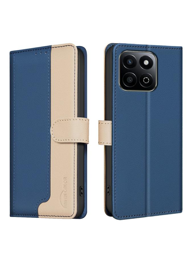 S-TOP Case For Honor 200 Smart / X7C Color Matching RFID Anti-theft Leather Phone Case - Image 1
