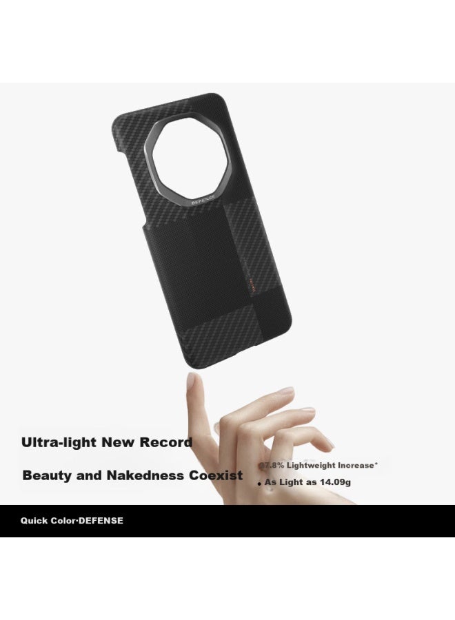 Defense Huawei Mate70rs Phone Case Kevlar Aramid Fiber Woven 70rs Extraordinary Master Collector's Edition Protective Case Patchwork Mondrian - Image 2