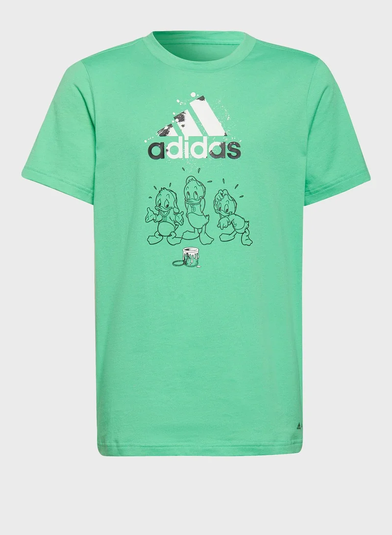 Adidas Youth Disney Huey Dewey Louie T-Shirt