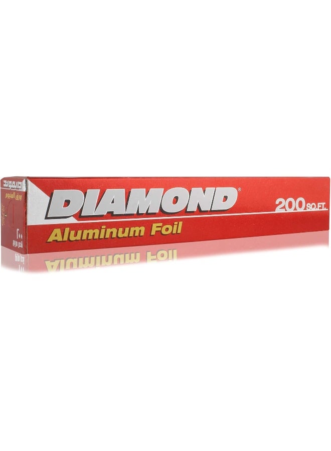 Diamond Aluminum Foil Roll - 200 sq.ft - Image 1