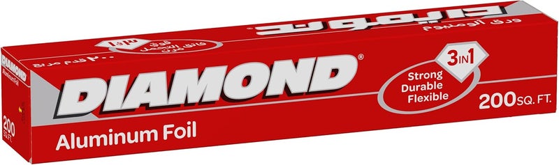 Diamond Aluminum Foil Roll - 200 sq.ft - Image 3