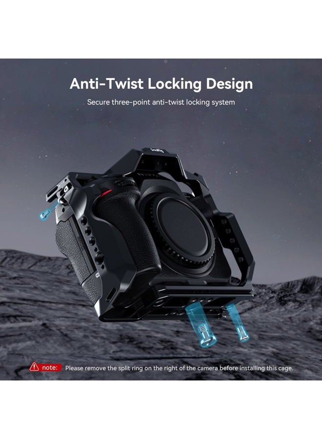 SmallRig Z 8 Camera Cage for Nikon Z 8, Anti-Twist Design and Aluminum Alloy Full Camera Cage, with Quick Release Plate for Arca-Swiss for Bird Shooting, Sports Shooting, Commercial Filming 3940 - Image 2