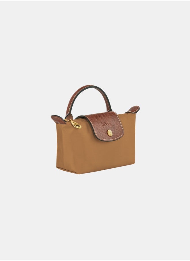 Longchamp Women's Classic Fashion Versatile Mini Makeup Bag HandbagShoulder Bag Handheld Small Bag Classic brown  - Image 3