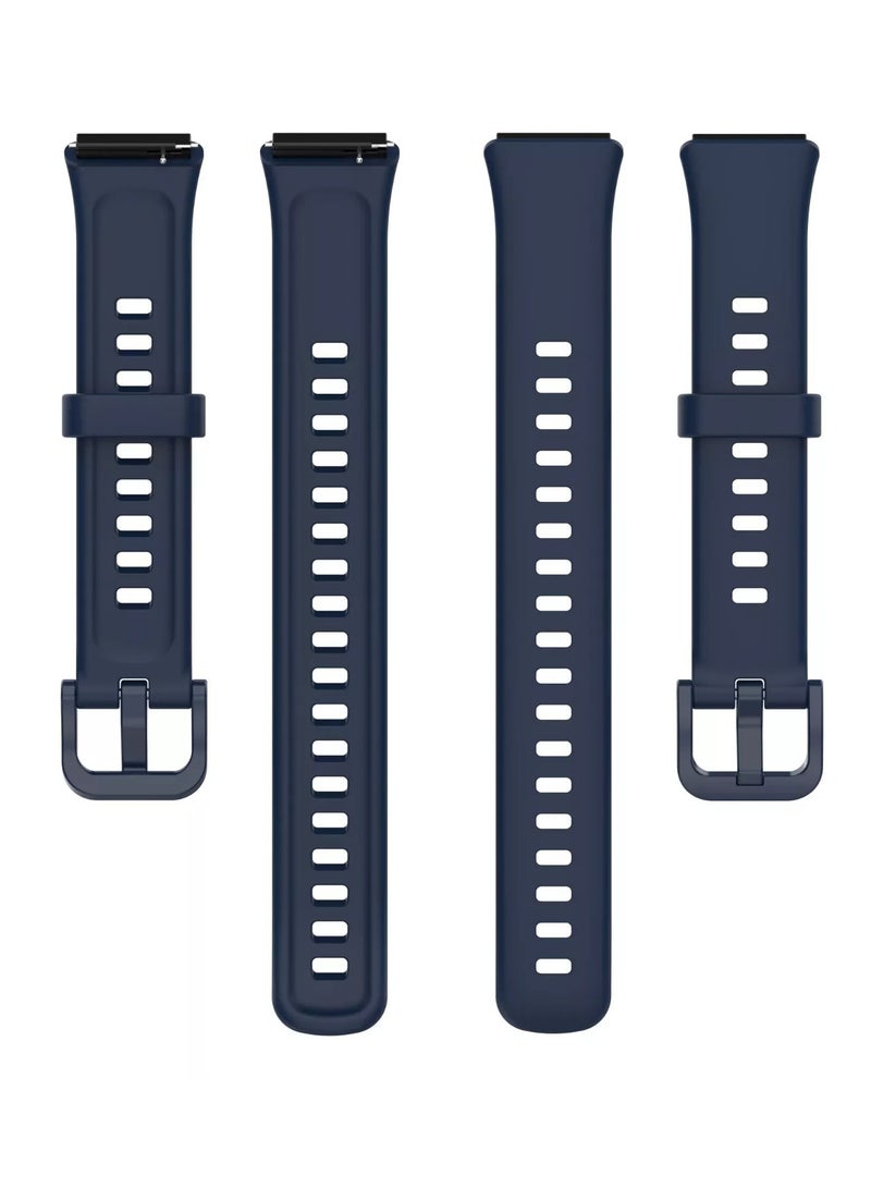 Watch Band For Huawei Band 7 Smartwatch Replacement Sport Bracelet Silicone Strap Blue - Image 2