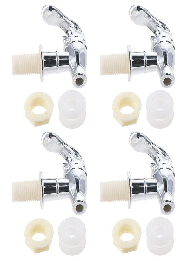 Urjumpea 4 Pack Replacement Spigot for Drink Dispenser Push Style Cooler Faucet Water Bottle Jug - Image 1